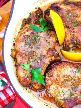 baked lemon pork chops recipe