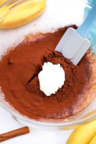 cocoa powder and baking powder