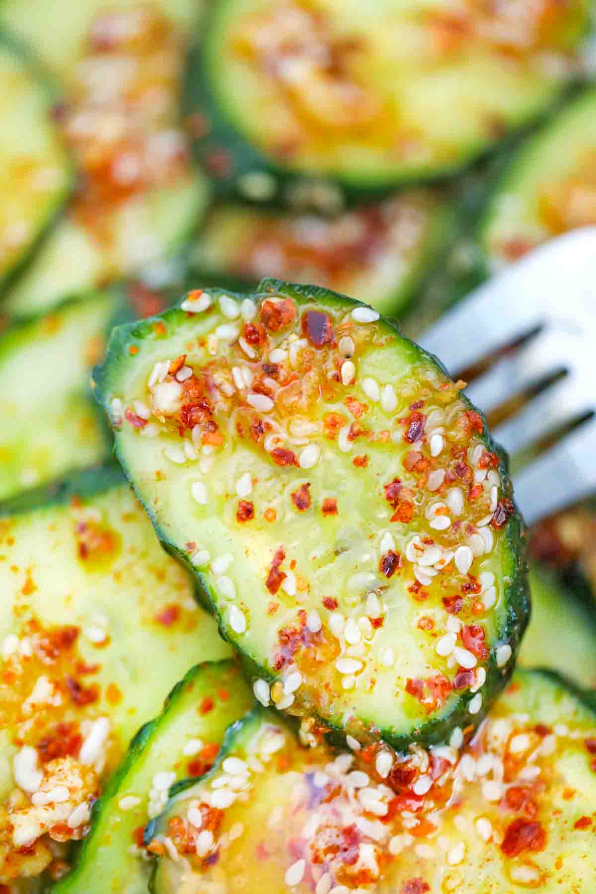 Spicy Cucumber Salad (Easy Recipe!) - Sweet and Savory Meals