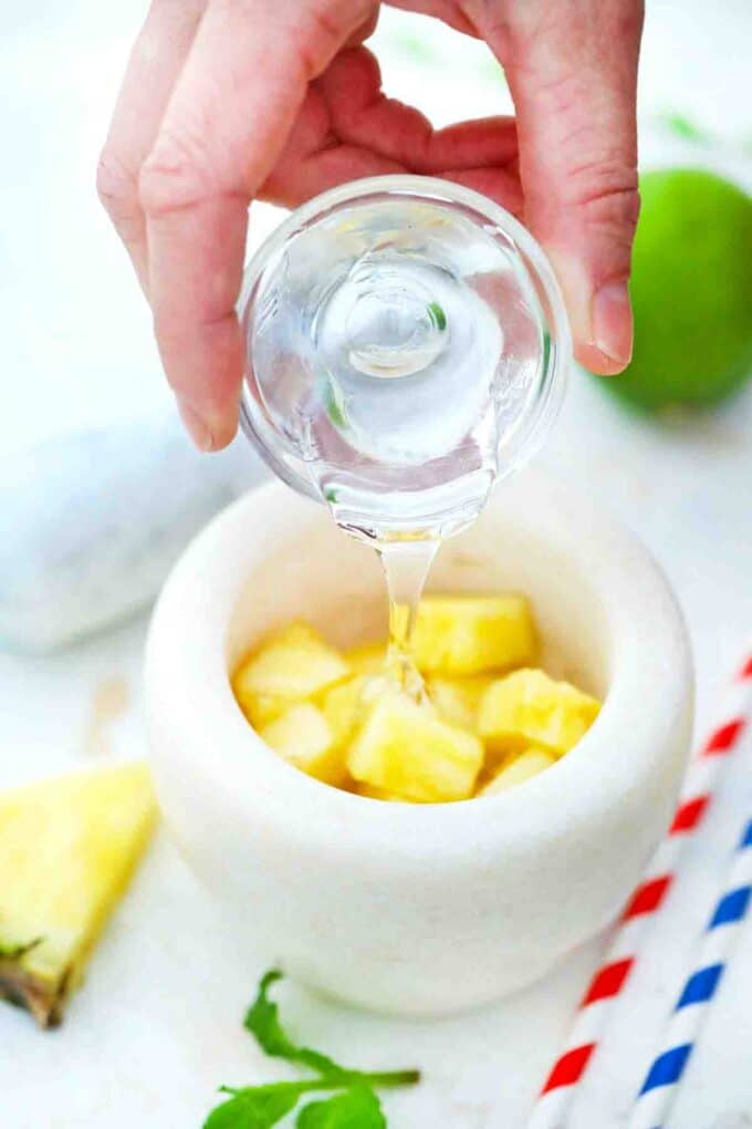 pineapple and lime juice