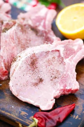 seasoning pork chops