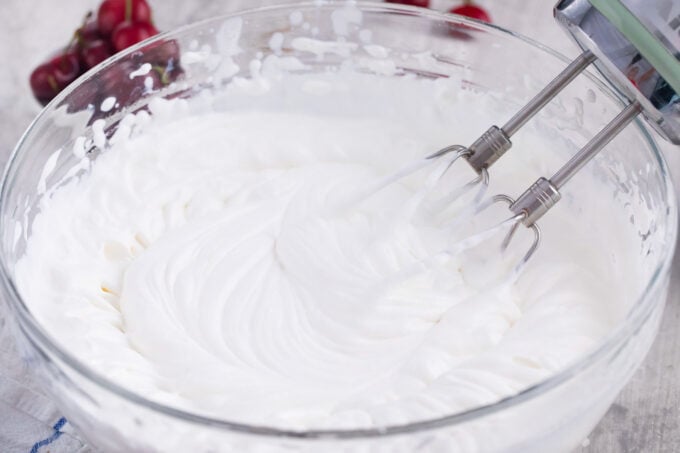 Whipped cream.