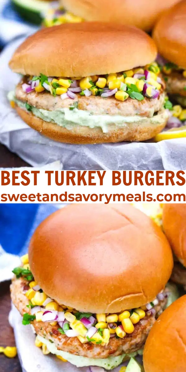 easy turkey burgers pin