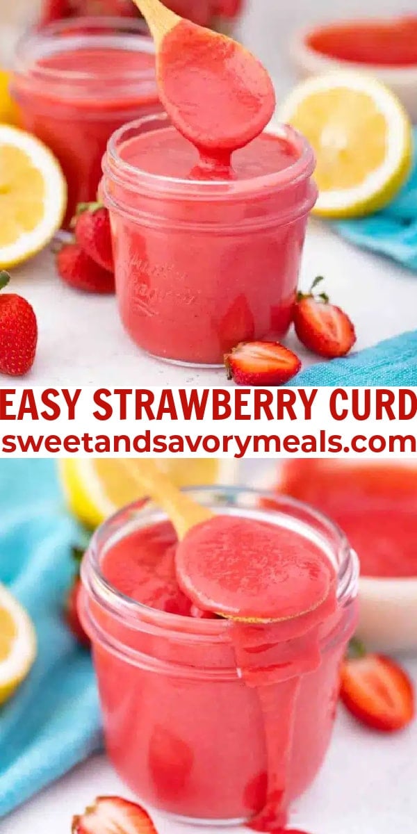 easy strawberry curd pin