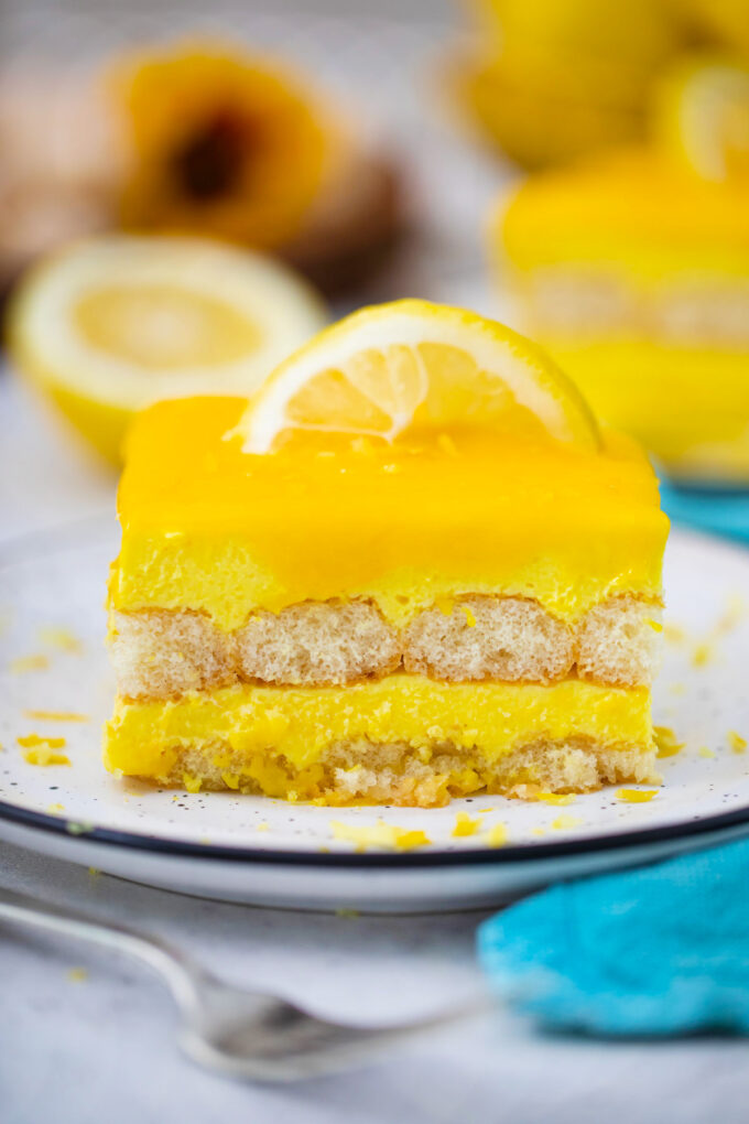 Boozy Limoncello tiramisu.