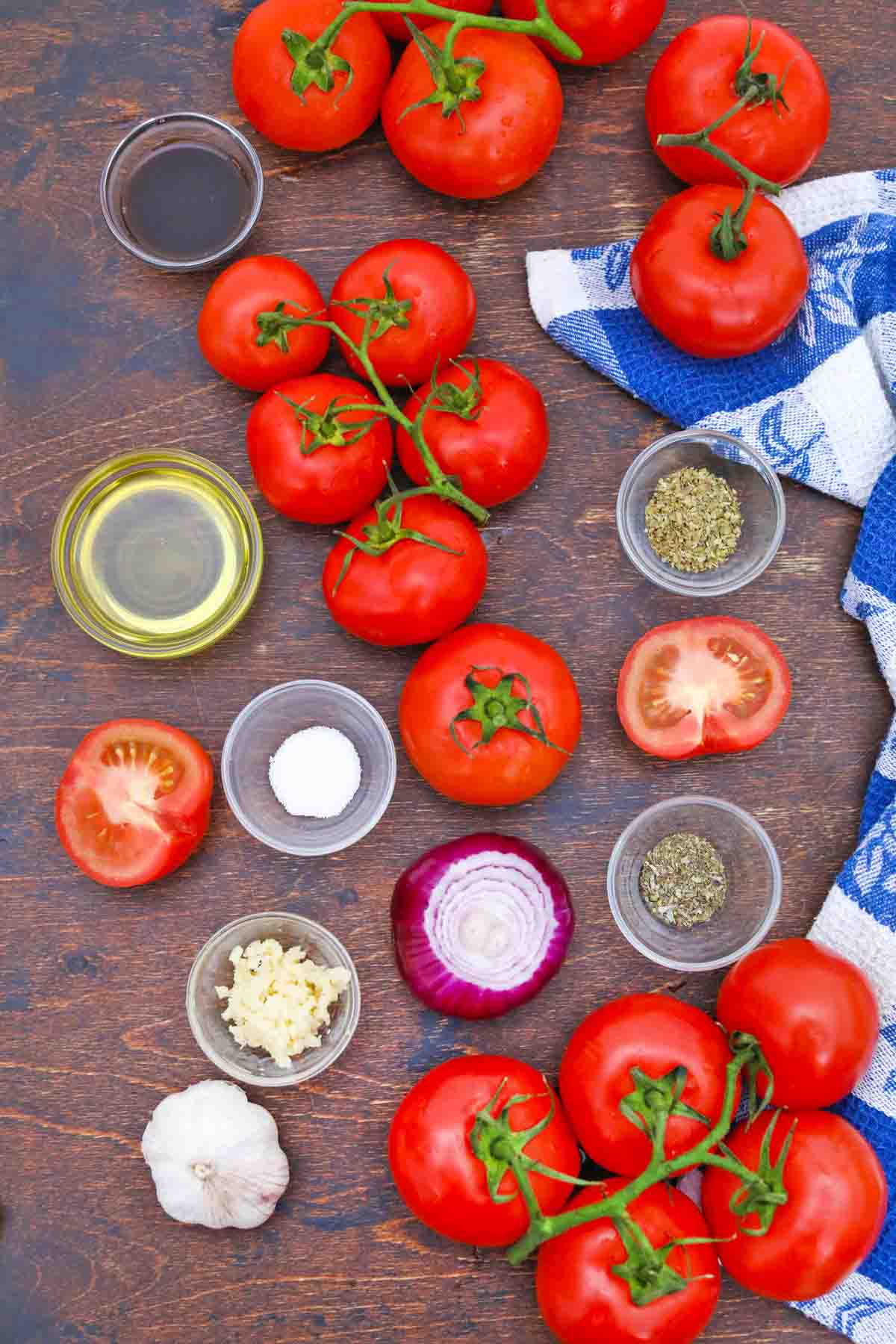 Italian Tomato Onion Salad Recipe - Sweet and Savory Meals