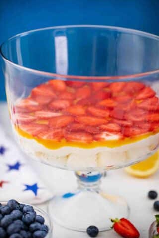 strawberry layer for trifle