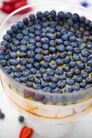 blueberry layer for trifle