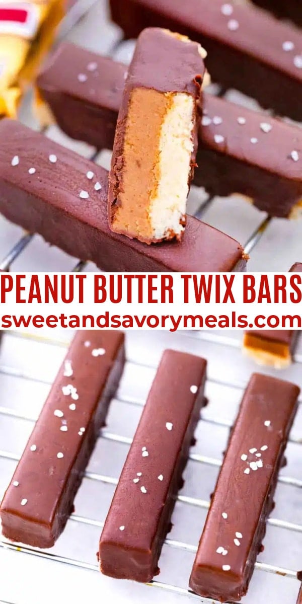 easy peanut butter twix bars pin