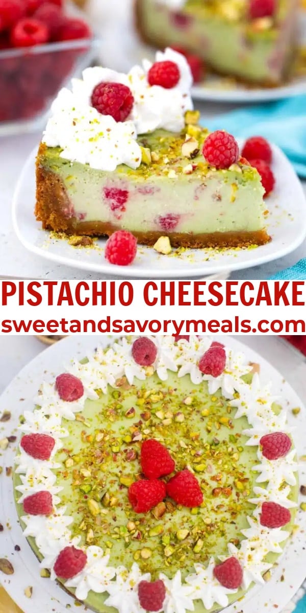 easy pistachio cheesecake pin