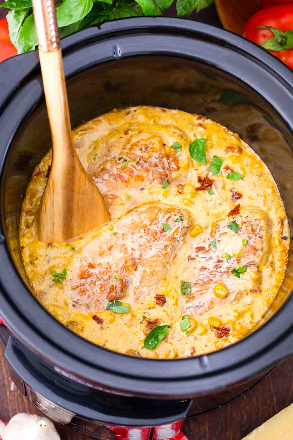 Crockpot Marry Me Chicken Recipe - Eating on a Dime