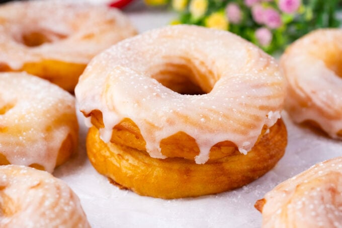 Dunkin Donuts French cruller copycat.