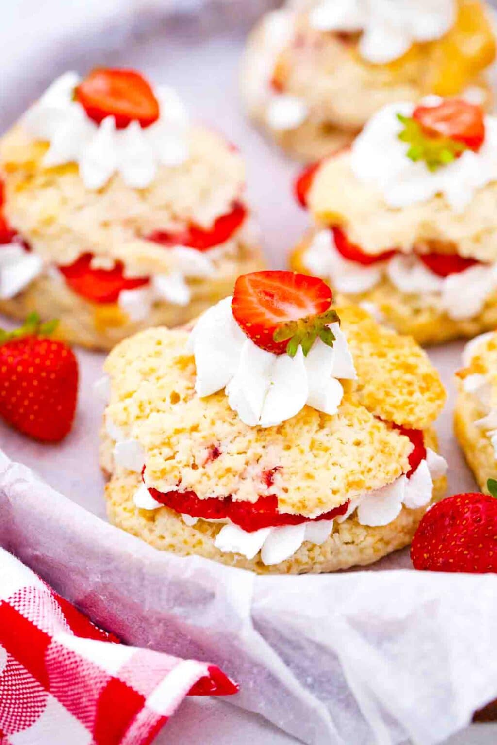 Strawberry Shortcakes Recipe - Loaded with Strawberries - Sweet and ...
