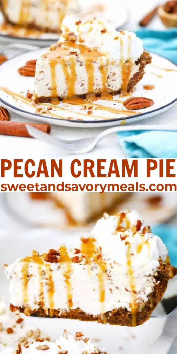 easy pecan cream pie pin