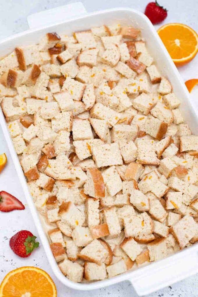 french toast bake casserole process 2