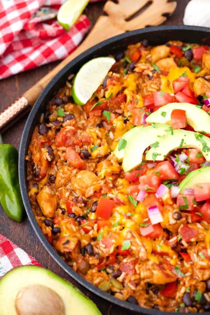 one pan fiesta chicken recipe