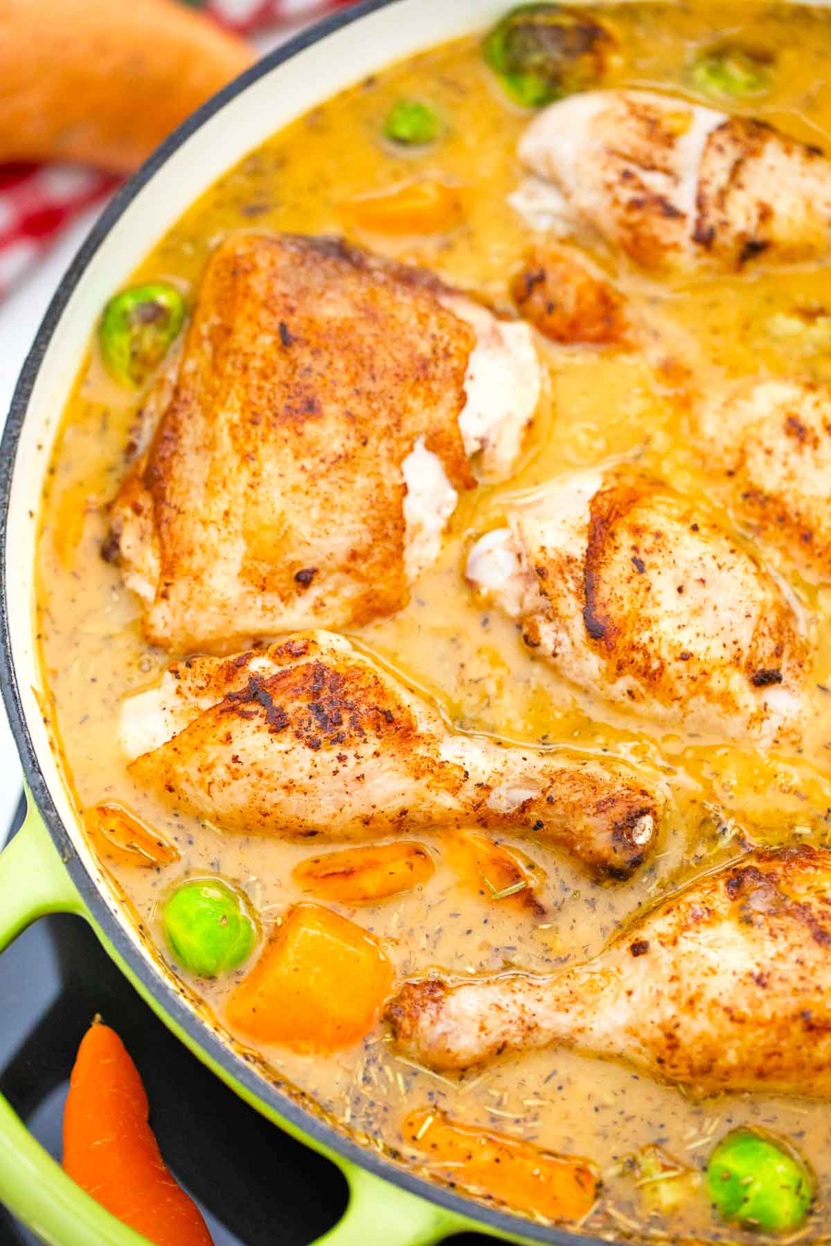 One Pot Roasted Chicken Recipe - S&SM