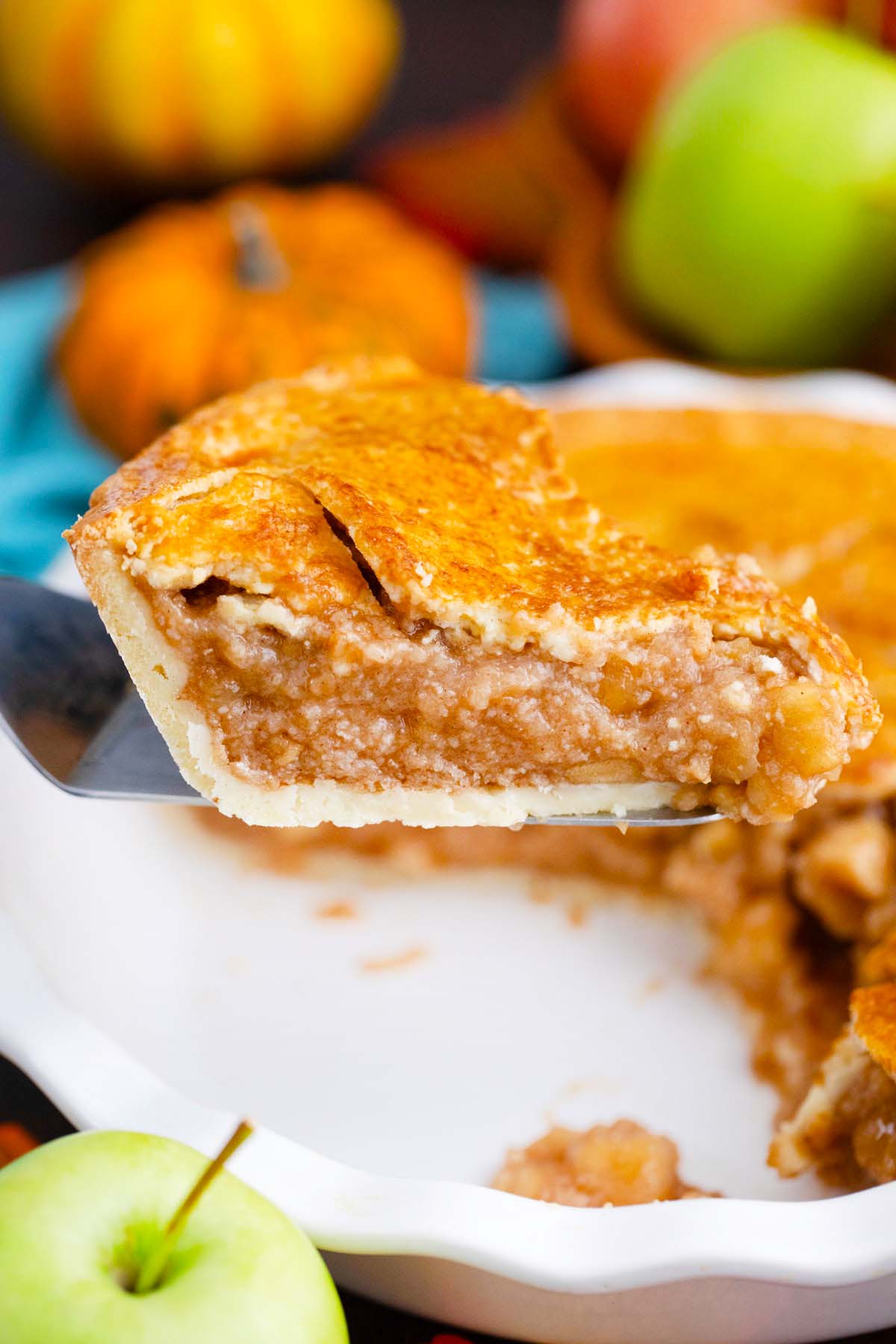 Spooky Faced Halloween Apple Pie - Sweet and Savory Meals