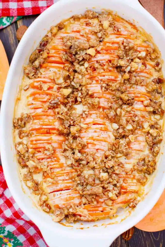 Hasselback Sweet Potato Casserole Recipe