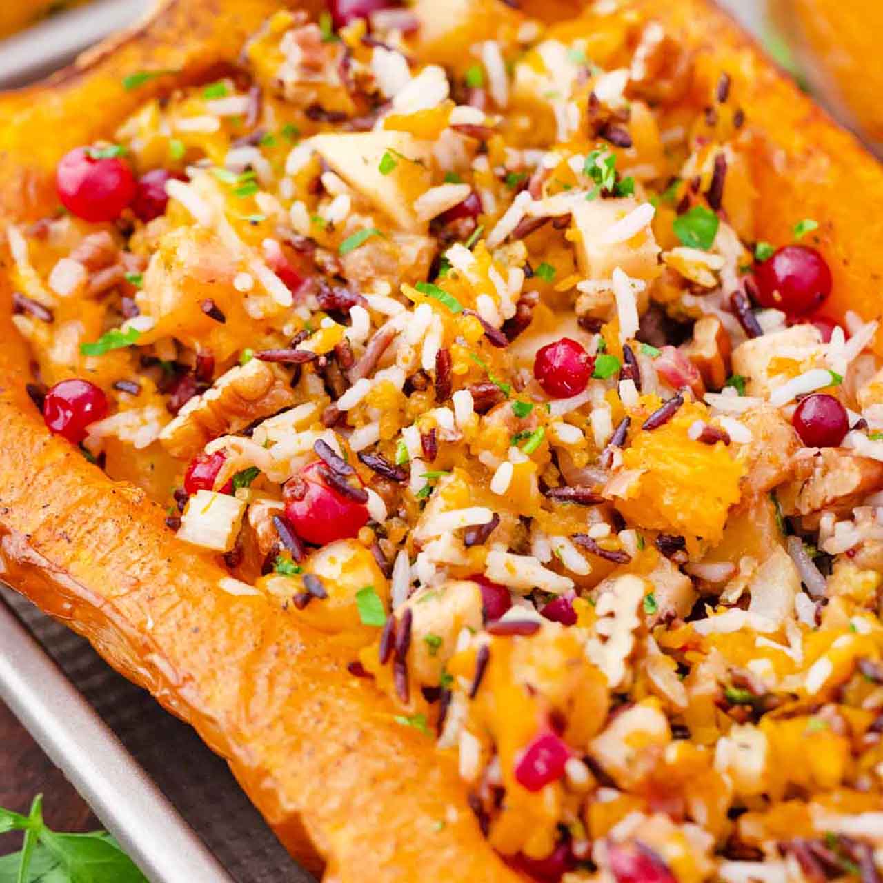 Loaded Stuffed Butternut Squash Recipe Sweet And Savory Meals loaded-stuffed-butternut-squash-recipe-sweet-and-savory-meals
