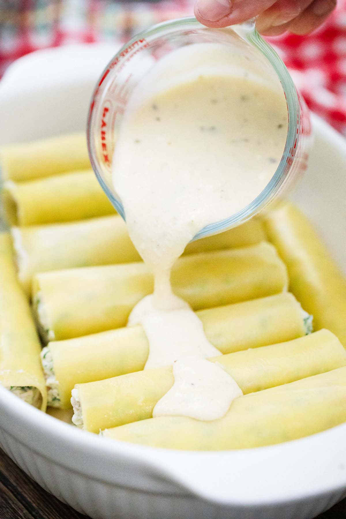 Creamy Chicken Alfredo Manicotti Recipe Sweet and Savory Meals