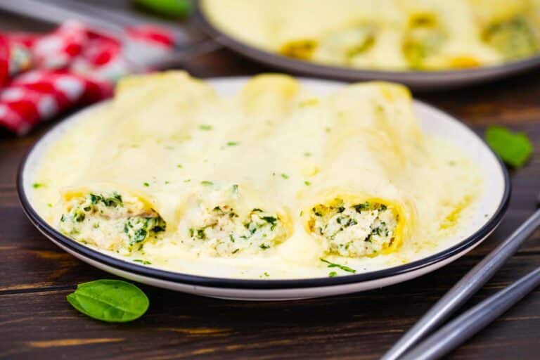 Creamy Chicken Alfredo Manicotti Recipe Sweet and Savory Meals