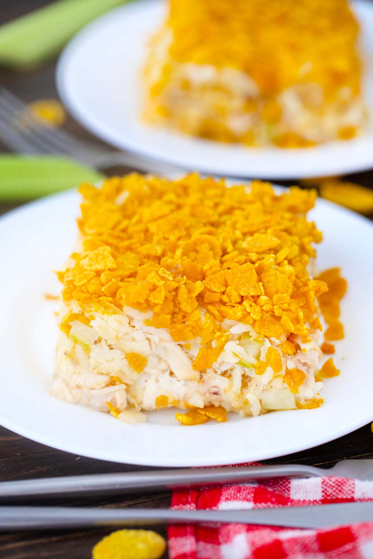 Cheesy Rotisserie Chicken Casserole Sweet And Savory Meals   Easy Rotisserie Chicken Casserole 