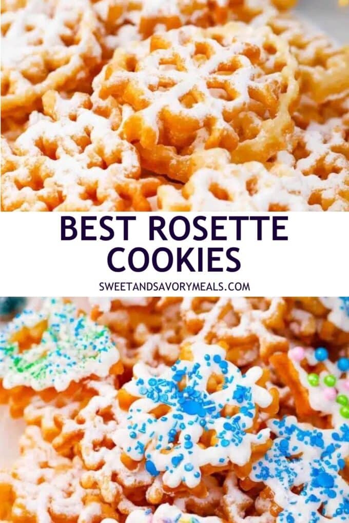 best rosette cookies pin