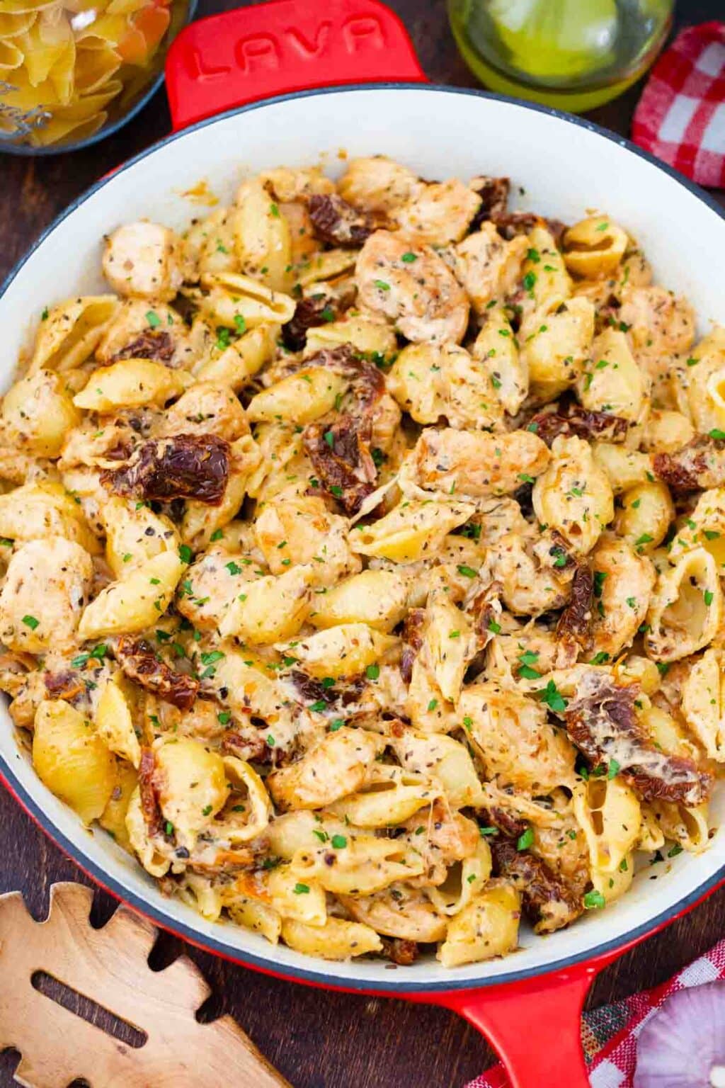 Chicken Mozzarella Pasta Recipe - Sweet and Savory Meals