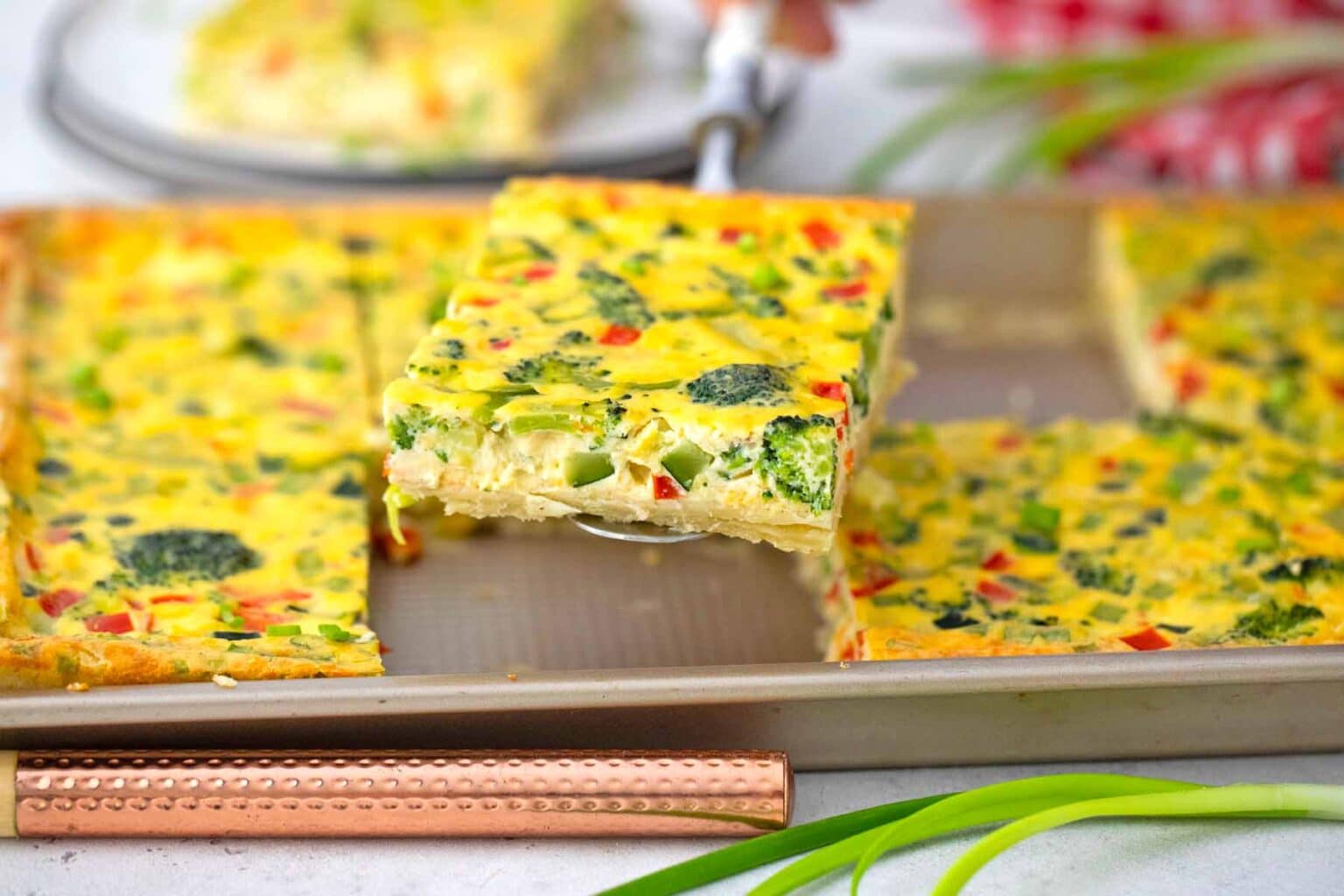 Vegetarian Sheet Pan Quiche Recipe Sweet and Savory Meals