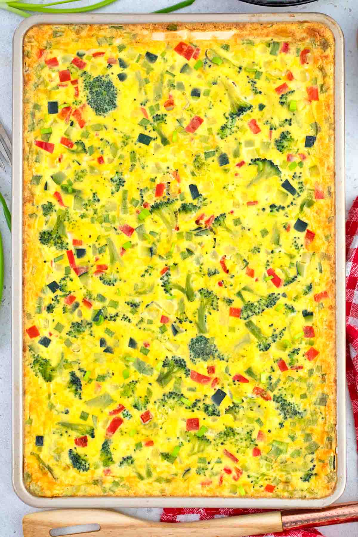 Vegetarian Sheet Pan Quiche Recipe Sweet and Savory Meals