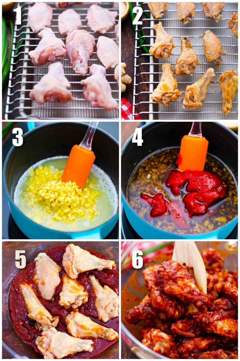 Spicy Korean Chicken Wings Recipe - Sweet and Savory Meals