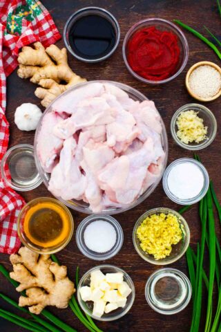 Spicy Korean Chicken Wings Recipe - Sweet and Savory Meals