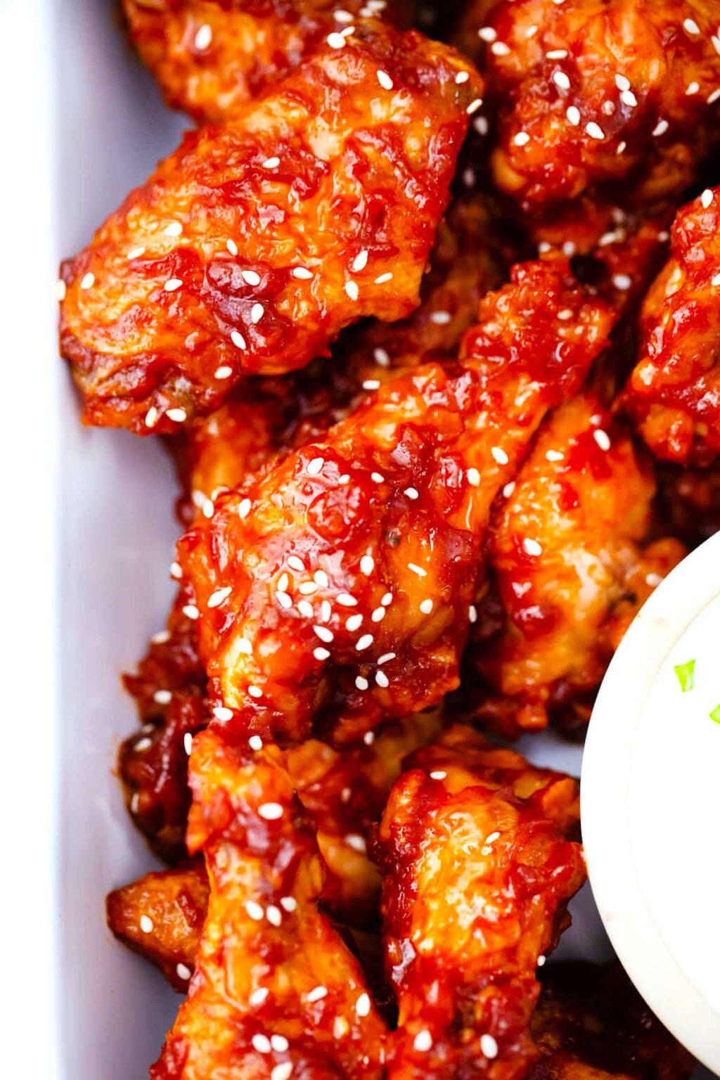 Spicy Korean Chicken Wings Recipe - Sweet and Savory Meals