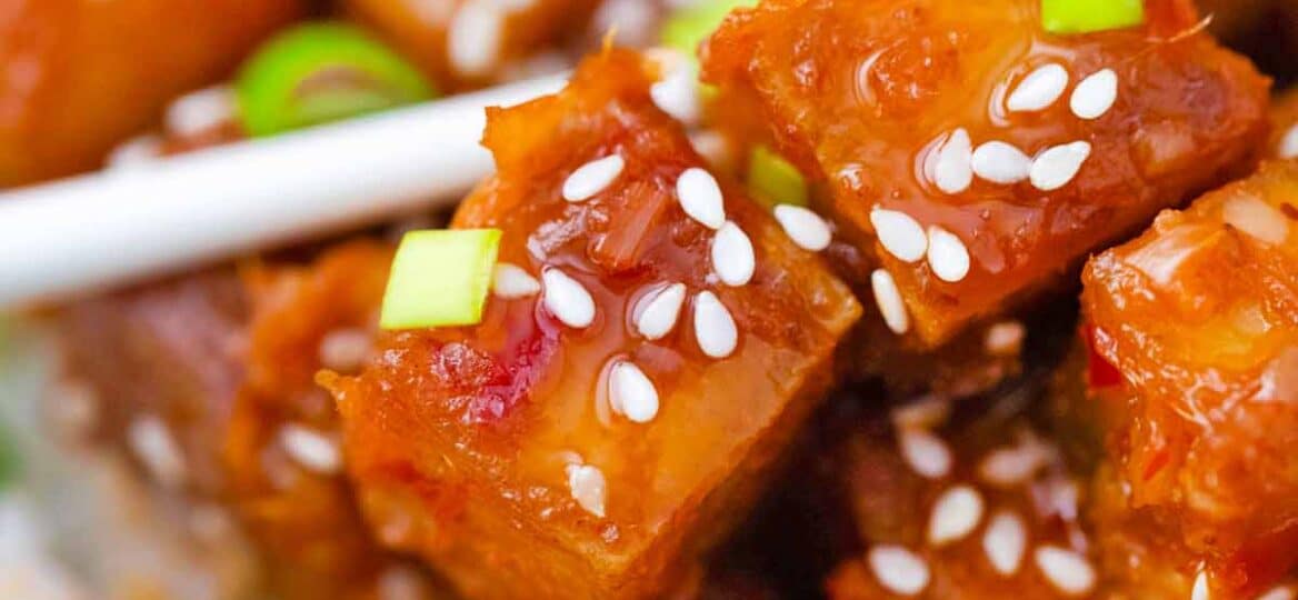 Korean Spicy Tofu Recipe - Vegan & Crispy! - Sweet and Savory Meals