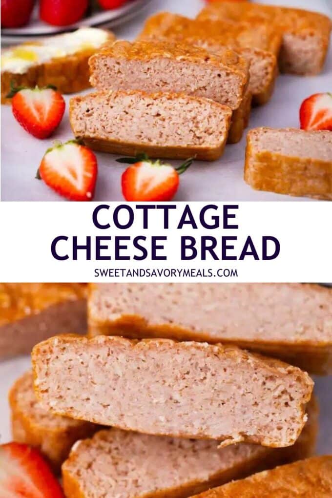 easy cottage cheese bread pin