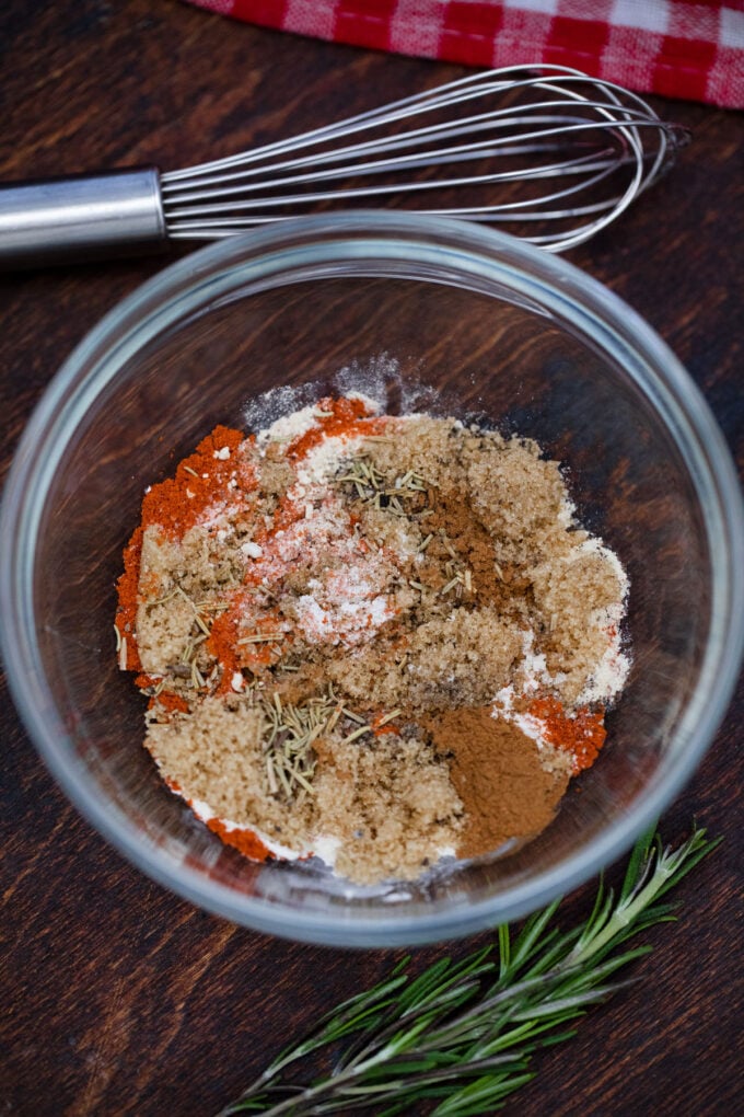 Spice rub for pork tenderloin.