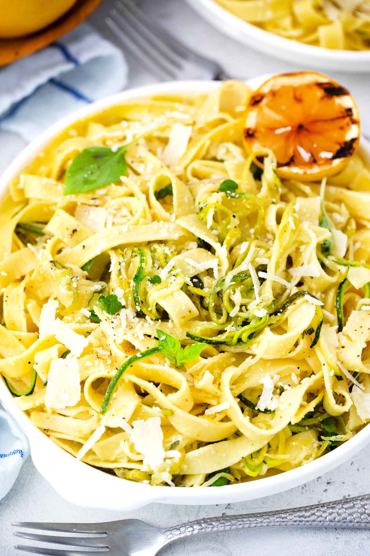 Lemon Zucchini Pasta - Sweet and Savory Meals