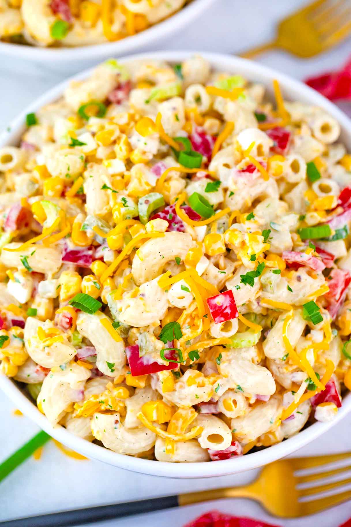 Easy Macaroni Salad Recipe - S&SM