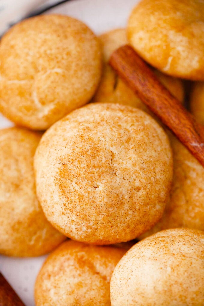 Soft and tender cinnamon cream cheese cookies.