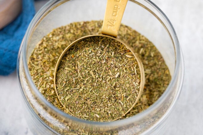 Homemade Italian seasoning mix.