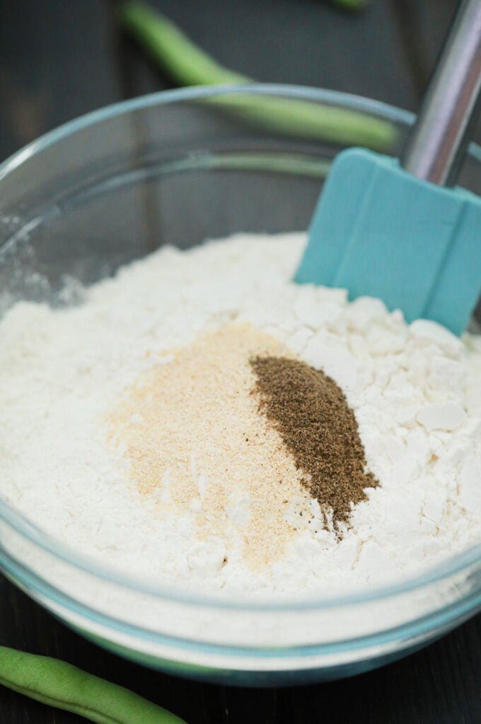 Mix for making french fried onions.