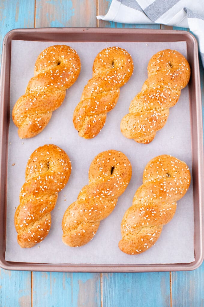 Homemade Easter Greek Cookies Koulourakia.